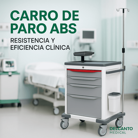 Carro de Paro Hospitalario en ABS: estructura, ventajas y cuidados esenciales - Delcantomedical