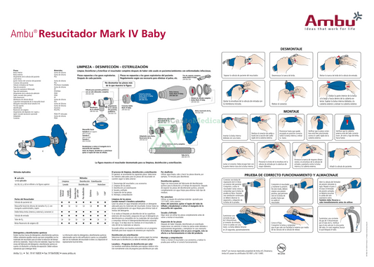 Limpieza, desinfección y esterilización del Ambu Mark IV autoclavable: guía profesional de mantenimiento - Delcantomedical
