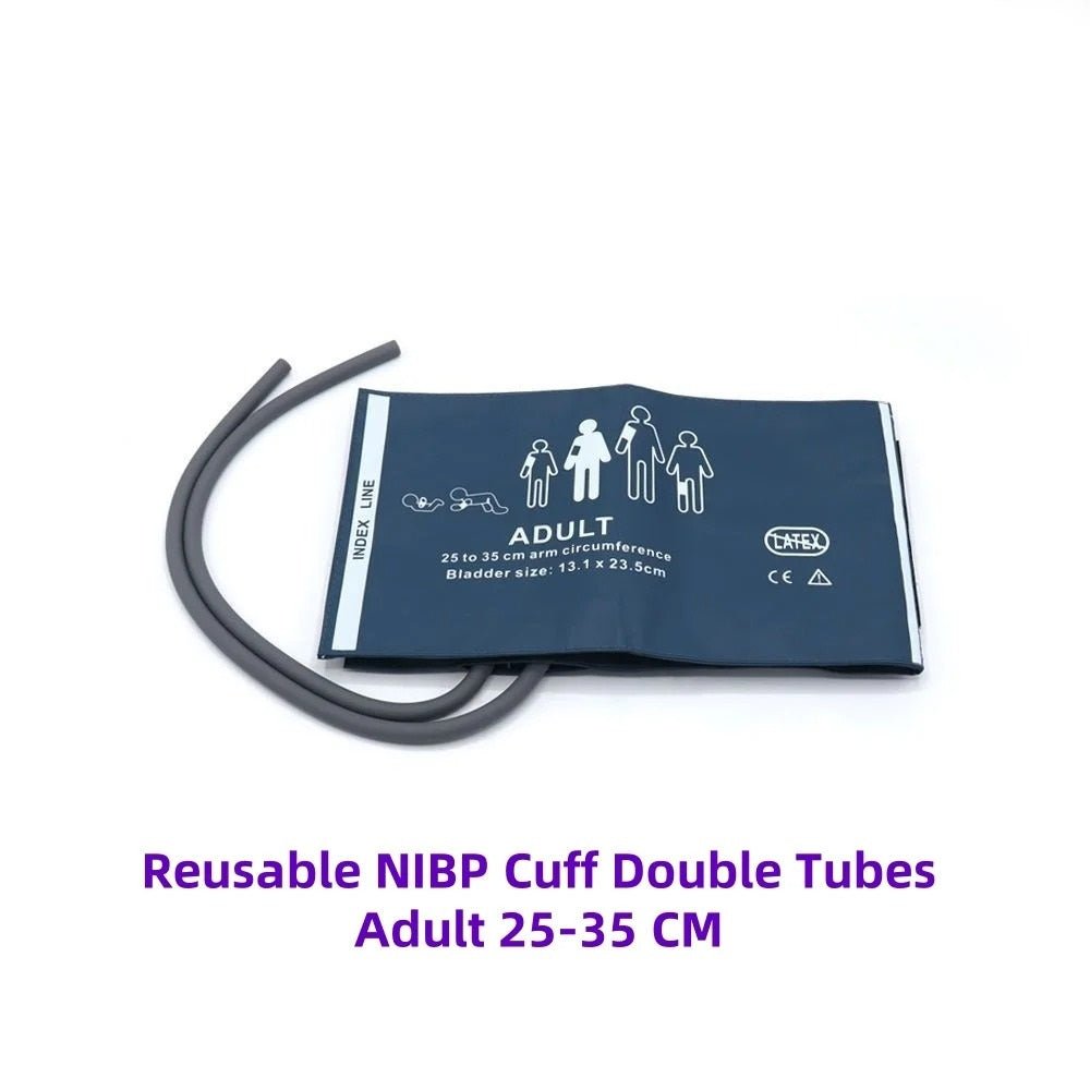 Brazalete PNI de 2 Vías Reutilizable para Monitor Multiparámetros – 6 Tamaños - Delcantomedical