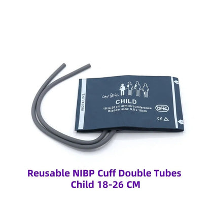 Brazalete PNI de 2 Vías Reutilizable para Monitor Multiparámetros – 6 Tamaños - Delcantomedical