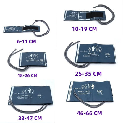 Brazalete PNI de 2 Vías Reutilizable para Monitor Multiparámetros – 6 Tamaños - Delcantomedical