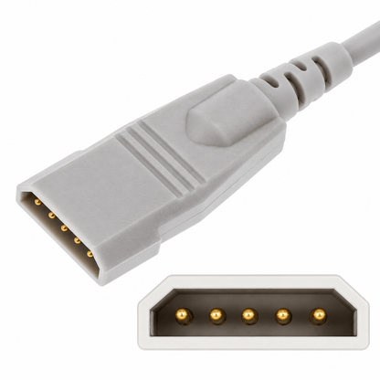 Cable IBP para Monitor Philips 12 Pines – Adaptadores de Transductor de Presión - Delcantomedical