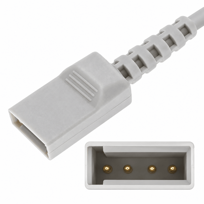 Cable IBP para Monitor Philips 12 Pines – Adaptadores de Transductor de Presión - Delcantomedical