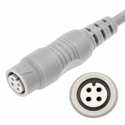 Cable IBP para Monitor Philips 12 Pines – Adaptadores de Transductor de Presión - Delcantomedical