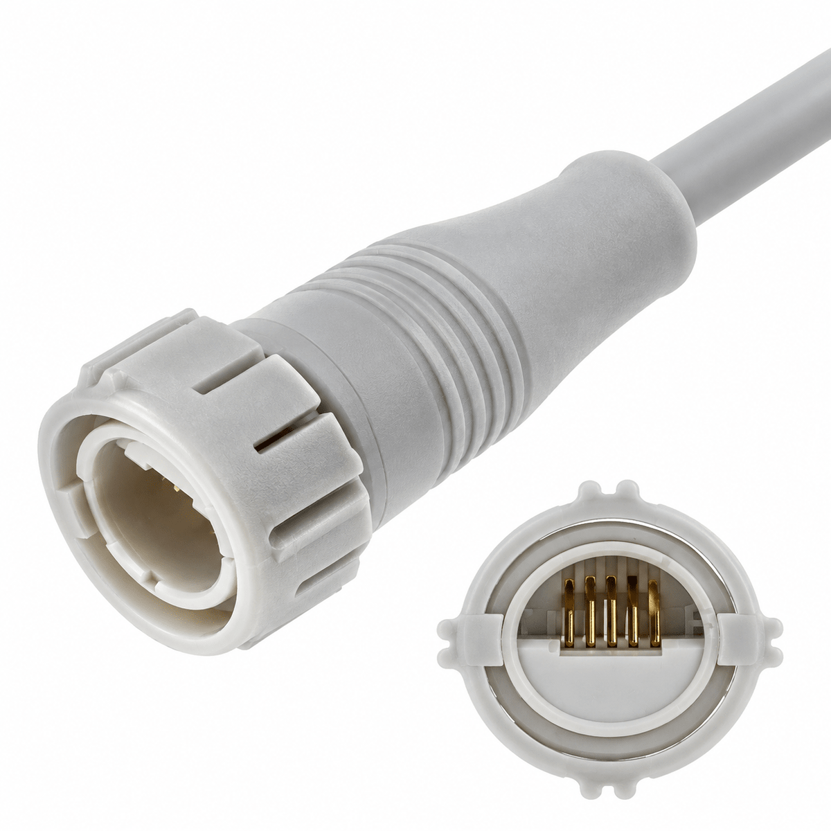 Cable IBP para Monitor Philips 12 Pines – Adaptadores de Transductor de Presión - Delcantomedical