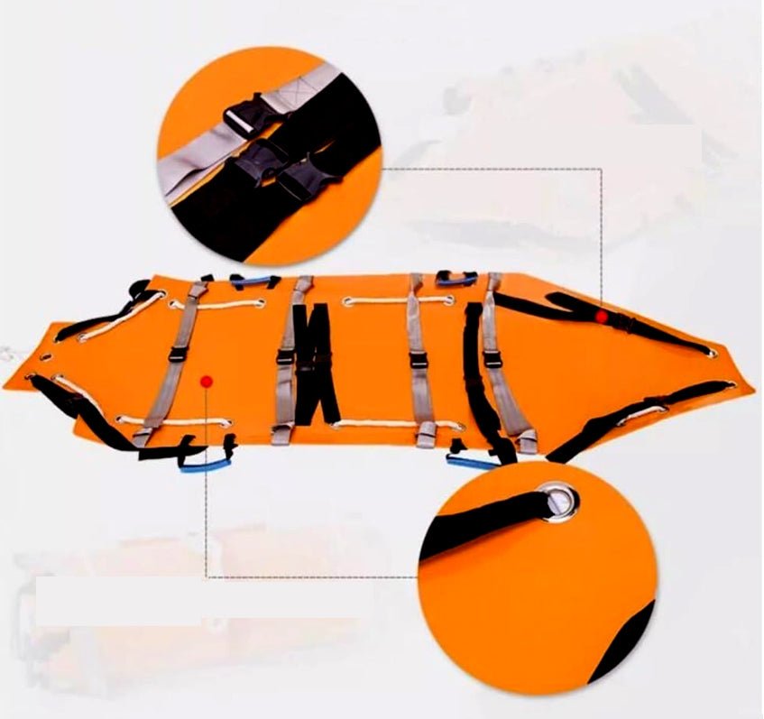 Camilla Enrollable de Rescate Tipo Sked Plegable para Emergencias y Evacuación - Delcantomedical