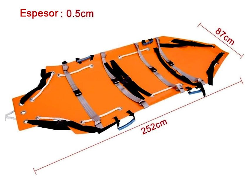 Camilla Enrollable de Rescate Tipo Sked Plegable para Emergencias y Evacuación - Delcantomedical