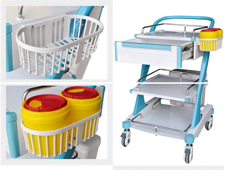 Carro Clinico Multifuncion CZ - 08 - Delcantomedical