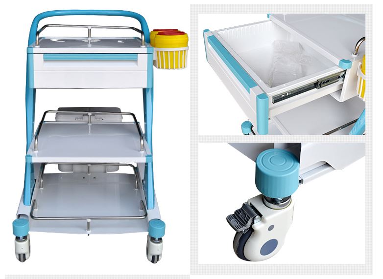 Carro Clinico Multifuncion CZ - 08 - Delcantomedical