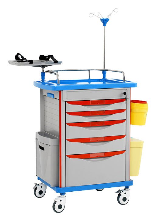 Carro de Paro ABS - Delcantomedical