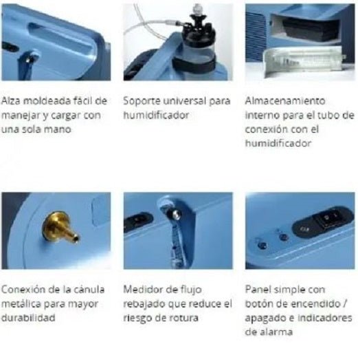 Concentrador de Oxígeno Philips EverFlo – 5 L/min - Delcantomedical