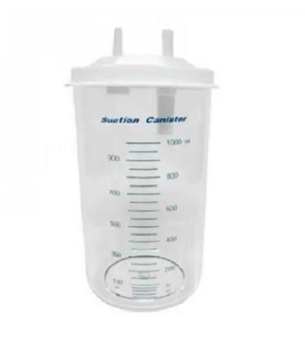 Frasco plástico bomba de aspiración Yuwell 1000 ml - Delcantomedical