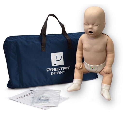 Maniquí Infantil RCP PRESTAN con Monitor de Ritmo de Compresión — Unidad / Pack de 4 - Delcantomedical