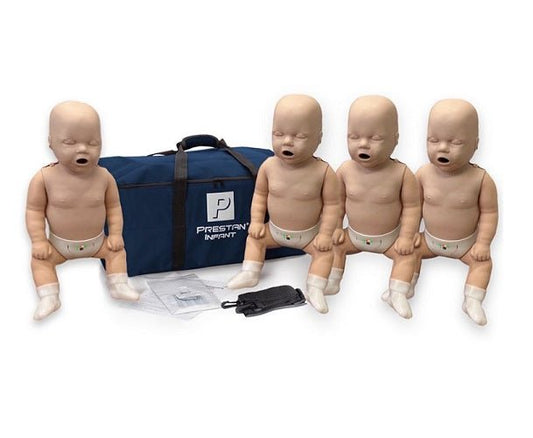 Maniquí Infantil RCP PRESTAN con Monitor de Ritmo de Compresión — Unidad / Pack de 4 - Delcantomedical