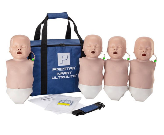 Maniquí RCP Lactante PRESTAN Ultralite con Monitor — Individual / Pack de 4 - Delcantomedical