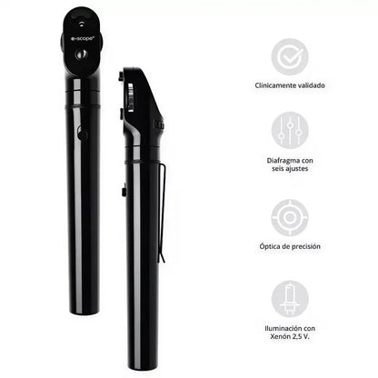 Oftalmoscopio Riester E - Scope Diagnóstico Clínico Profesional - Delcantomedical