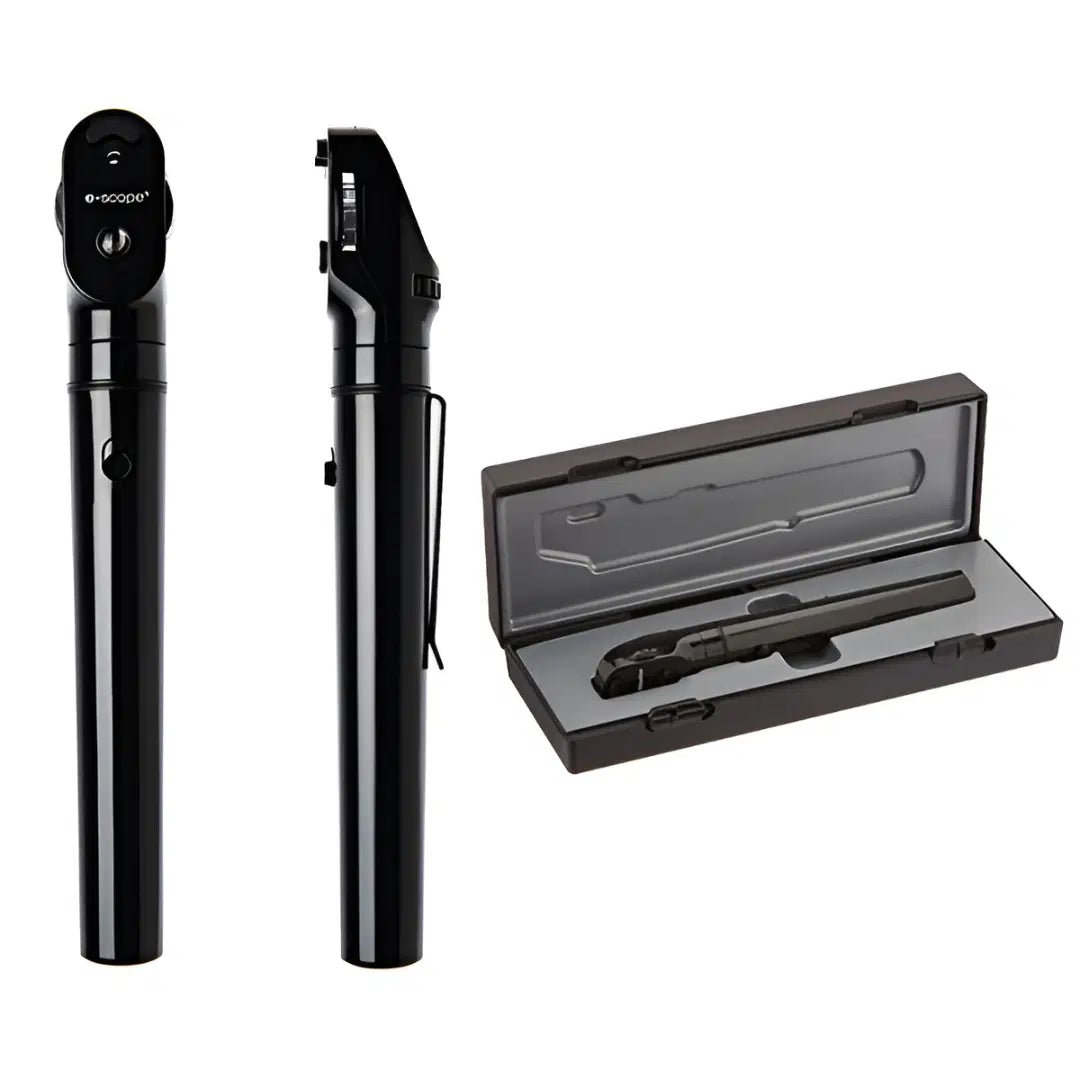 Oftalmoscopio Riester E - Scope LED Diagnóstico Profesional Luz Blanca - Delcantomedical
