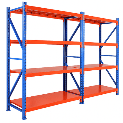 Repisa / Estantería Metálica Modular Sin Tornillos – 4 Repisas, 2000×600×2000 mm - Delcantomedical