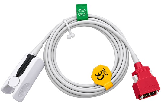 Sensor SpO₂ Reutilizable Adulto Compatible con Masimo RAD-5 / RAD-7 / RAD-8 – 20 Pines - Delcantomedical