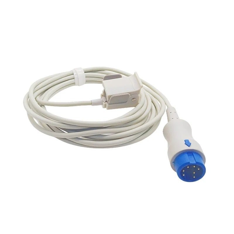 Sensor SpO₂ Reutilizable Compatible Mindray – 7 Pines – Cable 2,5 m - Delcantomedical