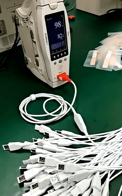 Sensor SpO2 Reutilizable Compatible Monitor Radical - 7 con Tecnología Masimo – RD Set DCI 8 Pines - Delcantomedical