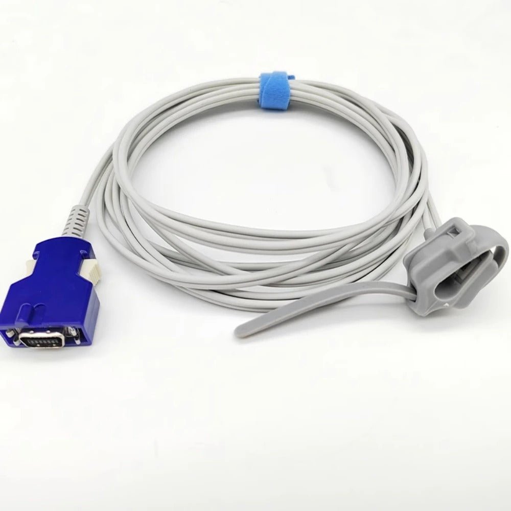 Sensor SpO₂ Reutilizable Compatible Nellcor OxiMax 14 Pines – Adulto, Pediátrico, Neonatal y Veterinario - Delcantomedical