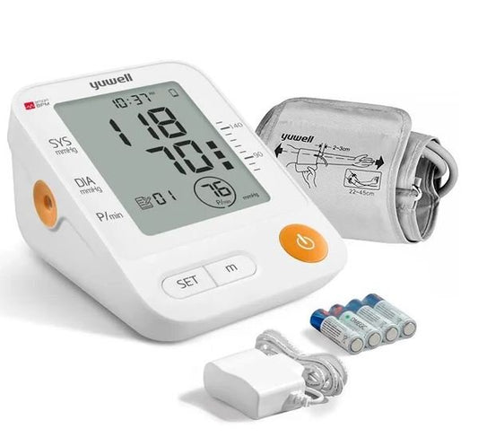Toma de Presión Digital de Brazo Yuwell YE670D - Delcantomedical