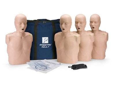 Torso Adulto RCP PRESTAN con Monitor de Ritmo de Compresiones — Unidad / Pack de 4 - Delcantomedical