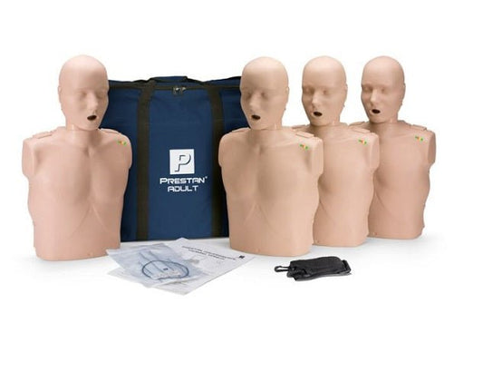 Torso Adulto RCP PRESTAN con Monitor de Ritmo de Compresiones — Unidad / Pack de 4 - Delcantomedical