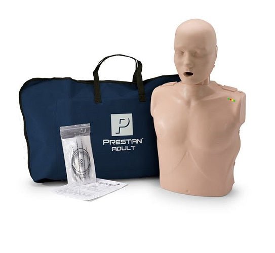 Torso Adulto RCP PRESTAN con Monitor de Ritmo de Compresiones — Unidad / Pack de 4 - Delcantomedical