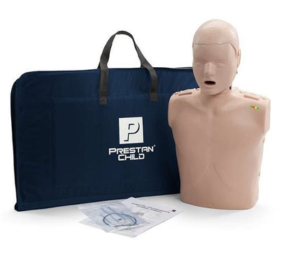 Torso Pediátrico RCP PRESTAN con Monitor de Ritmo de Compresiones — Unidad / Pack de 4 - Delcantomedical