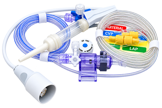 Transductor de Presión Invasiva IBP Tipo Edwards – Kit Desechable con Cable Compatible - Delcantomedical